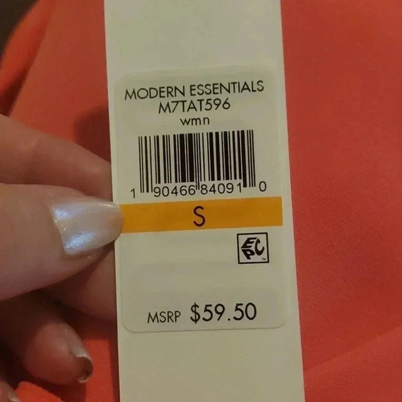 CALVIN KLEIN WOMEN'S SLEEVELESS BLOUSE - Picture 4 of 4